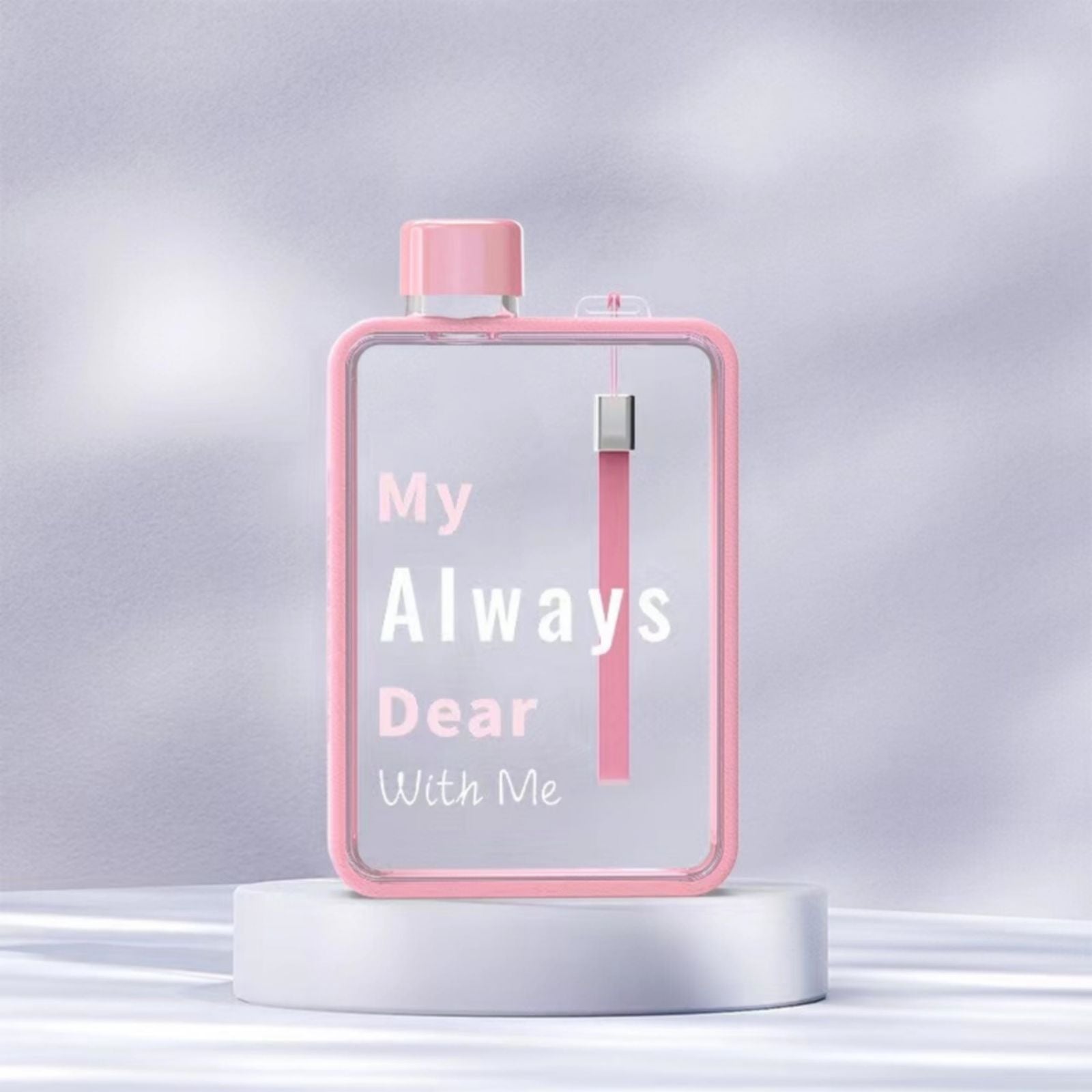 A5 Flat Water Bottle for Cold Drink/Warm Drink - BPA Free Water Bottle - Leak Proof. 380ml