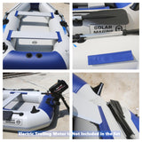 Solar Marine 2.3M/3.0M/3.6M Inflatable Boat + 4 Stroke Outboard Motor + Motor Mount 3in1 Set (Presale)