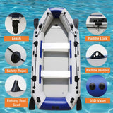 Solar Marine 2.3M/3.0M/3.6M Inflatable Boat + 4 Stroke Outboard Motor + Motor Mount 3in1 Set (Presale)