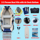 Solar Marine Inflatable Boat + 40LBS/ 66LBS/ 86LBS Electric Trolling Motor + Motor Mount 3in1 Set