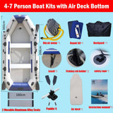 Solar Marine Inflatable Boat + 40LBS/ 66LBS/ 86LBS Electric Trolling Motor + Motor Mount 3in1 Set