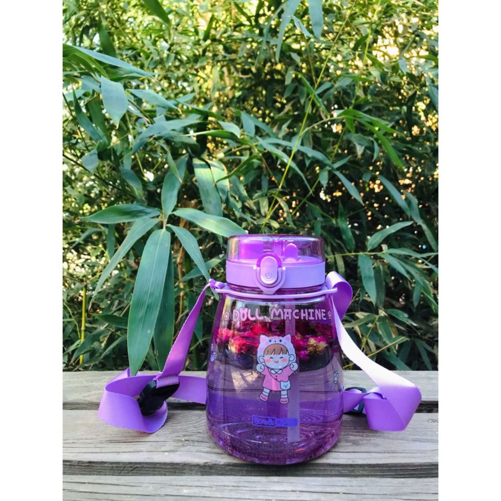 Outdoor Water Bottle With Straw 45oz (1300ml) Large Capacity