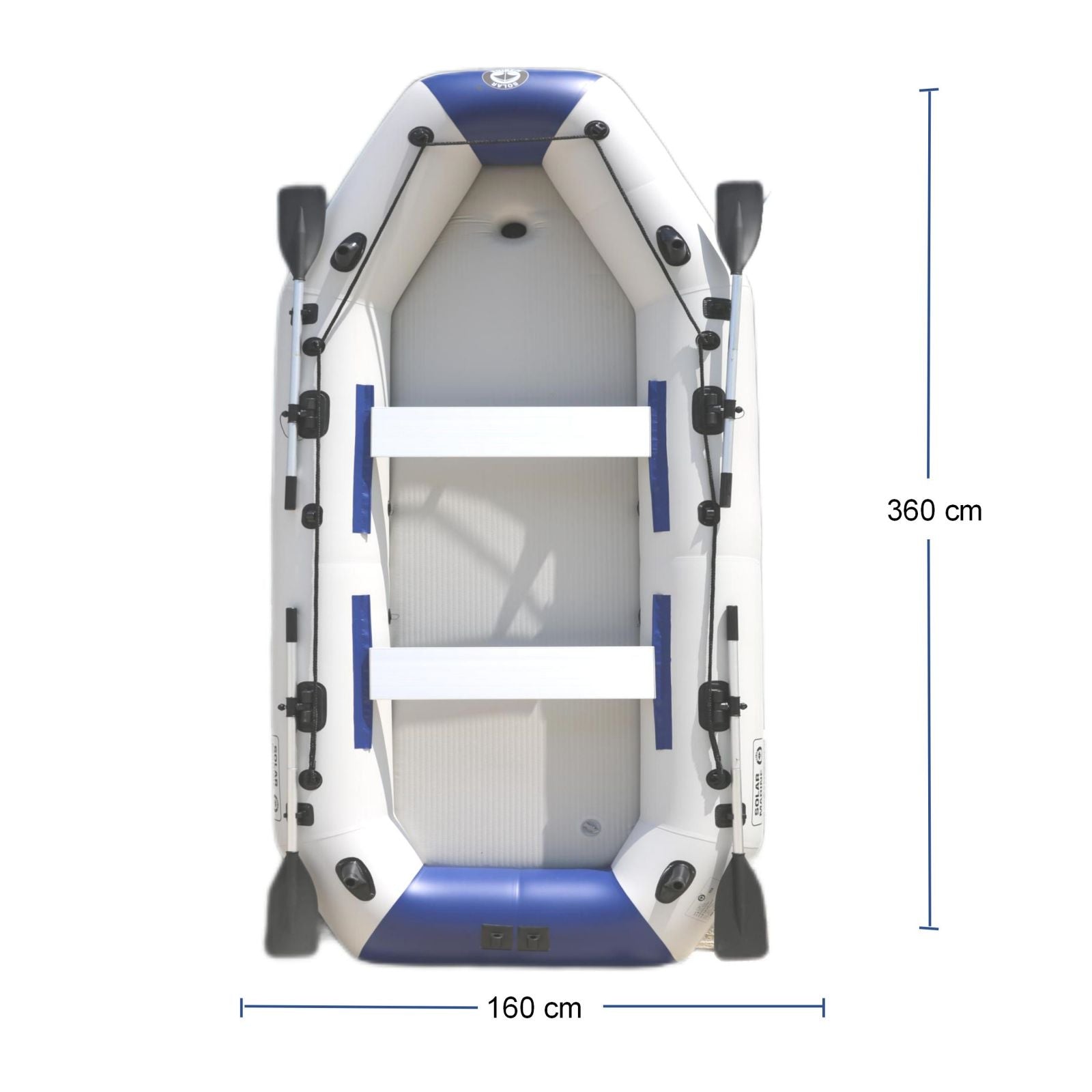 Solar Marine 2.3M/3.0M/3.6M Inflatable Boat + New HANGKAI 4.0HP Electric Motor + Motor Mount 3in1 Set