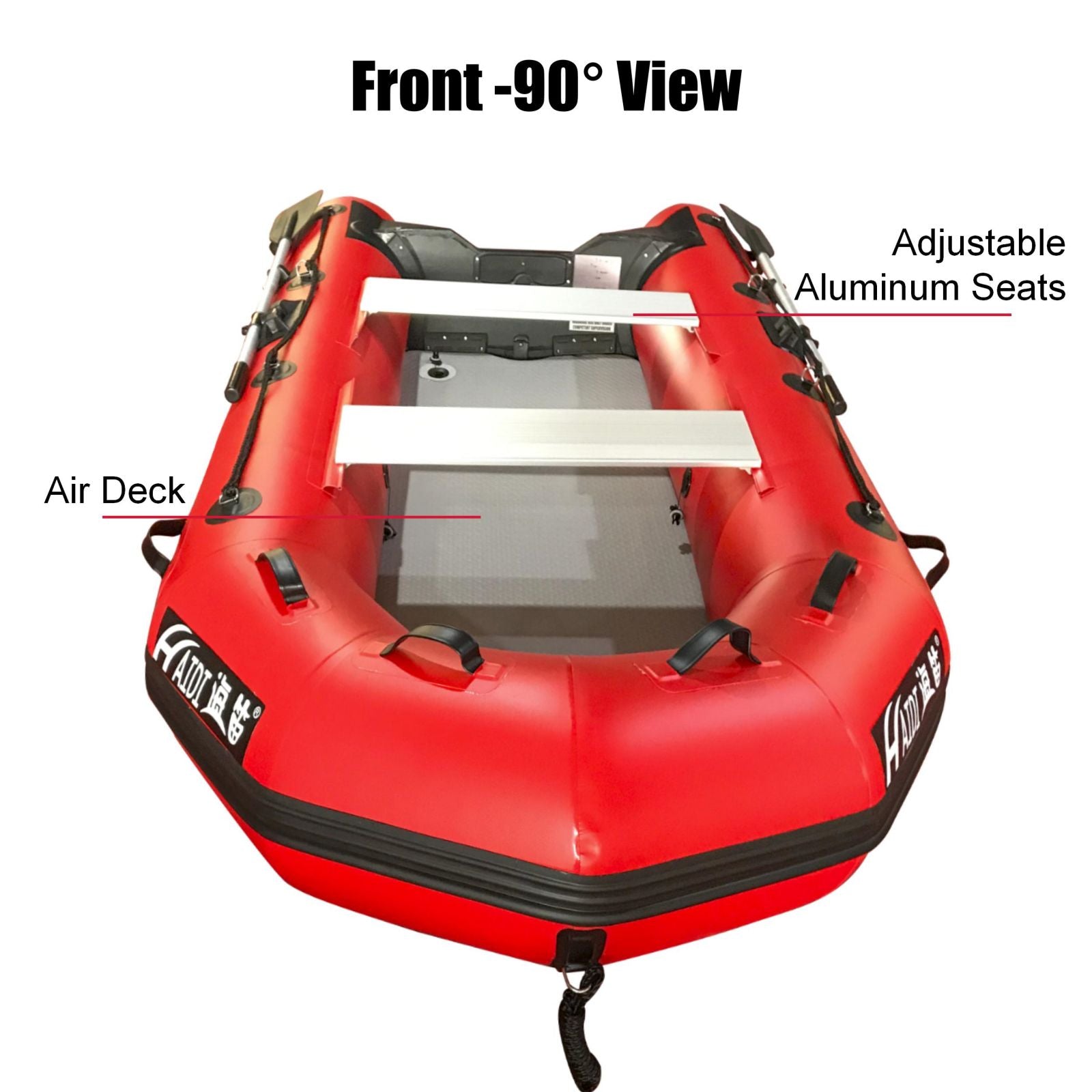 2.3M/3.0M/3.6M Inflatable Boat Dinghy Tender Pontoon Rescue & Dive Boat Fishing Boat with Hard Air-Deck Floor