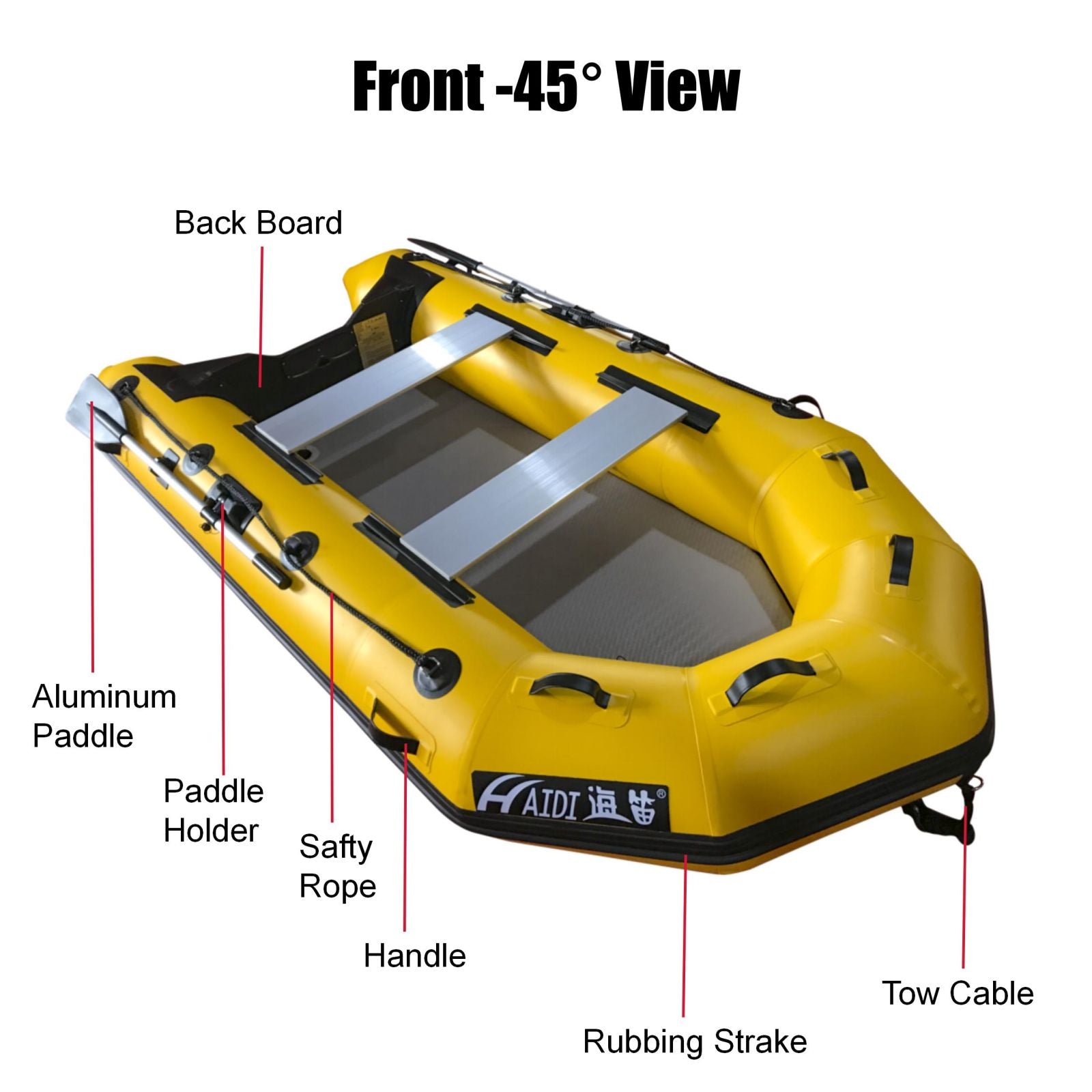 2.3M/3.0M/3.6M Inflatable Dinghy + 48V Electric Motor 2in1 Set