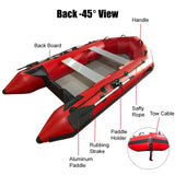 2.3m/3.0m/3.6m Inflatable Dinghy + 4 Stroke Outboard Motor 2in1 Set (Presale)