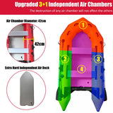 2.3m/3.0m/3.6m Inflatable Dinghy + 4 Stroke Outboard Motor 2in1 Set (Presale)