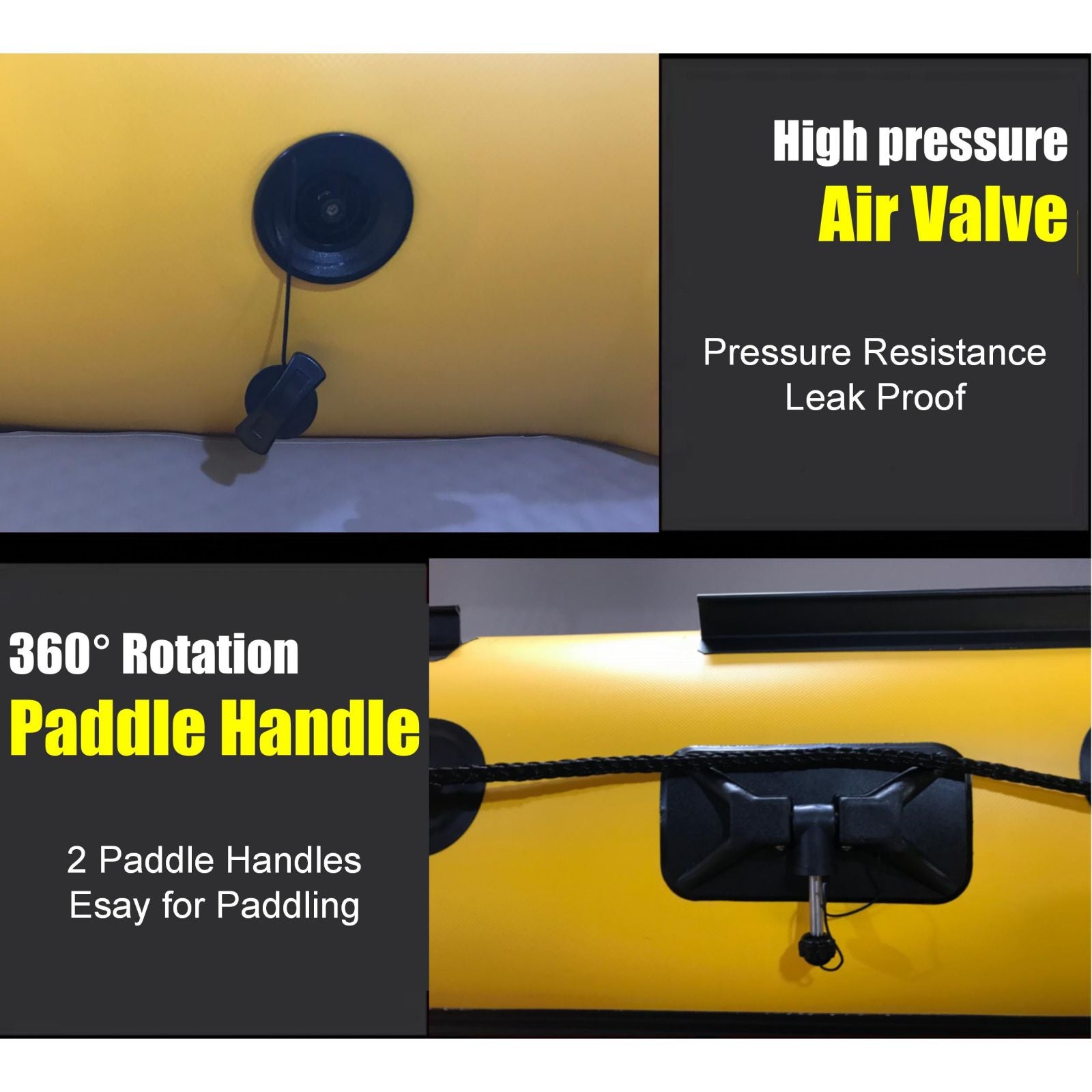 2.3M/3.0M/3.6M Inflatable Dinghy + 48V Electric Motor 2in1 Set