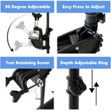 Inflatable Boat Motor Engine Electric Trolling Motor 40LBS/66LBS/86LBS