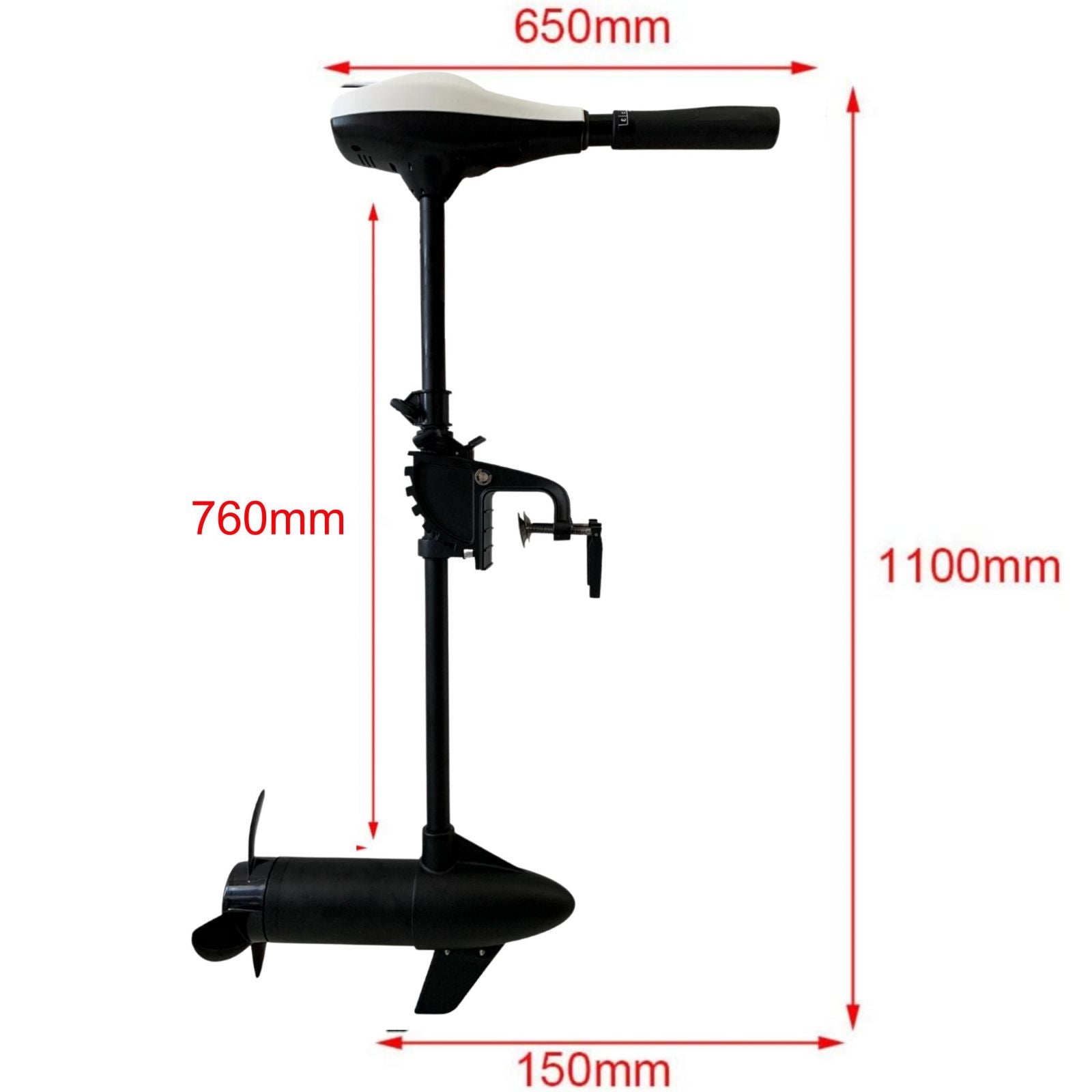 Solar Marine Inflatable Boat + 40LBS/ 66LBS/ 86LBS Electric Trolling Motor + Motor Mount 3in1 Set
