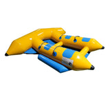 Inflatable 4 Person/Seat Towable Tube Inflatable Boat Raft Float Water Game Flying Fish Blower