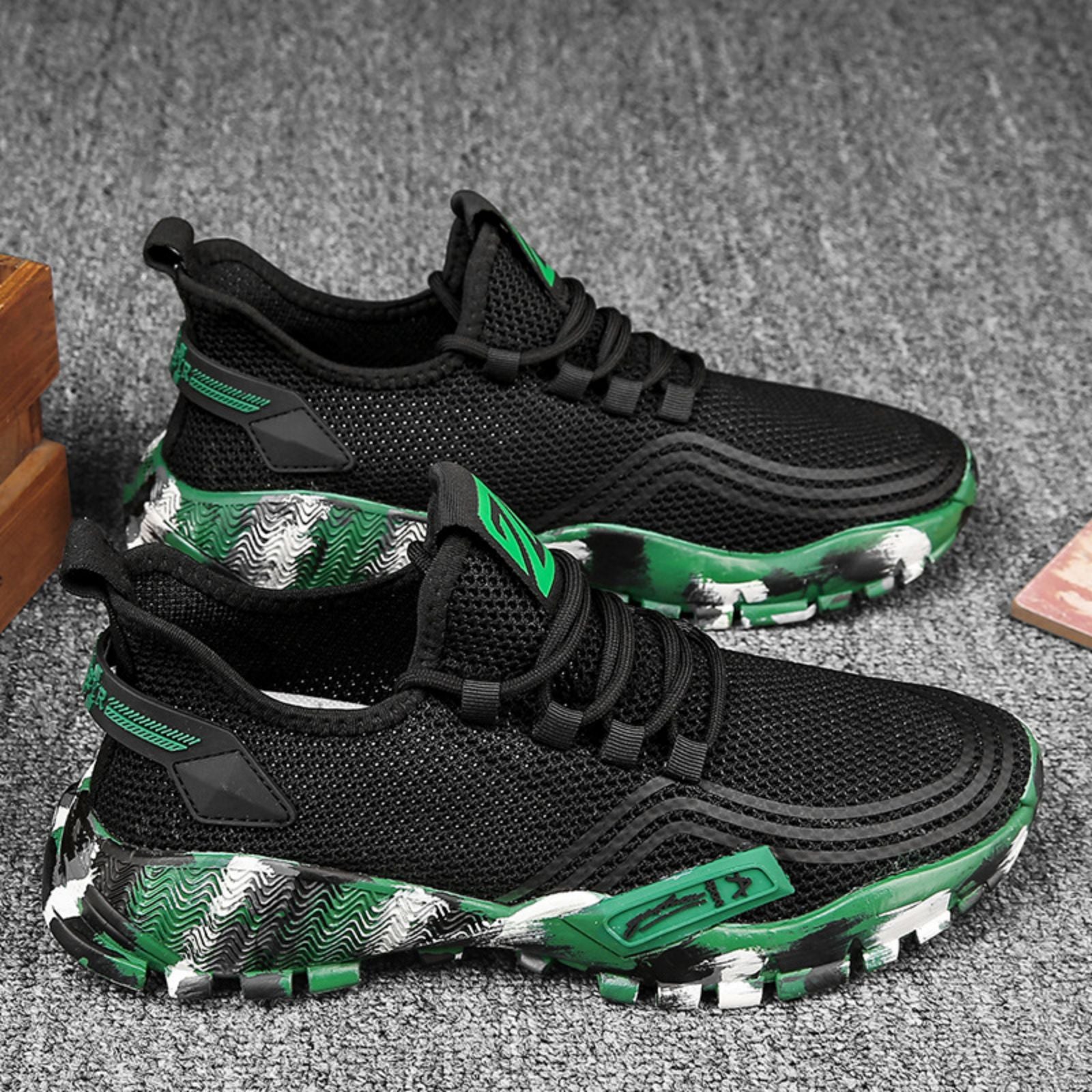 Men's Summer Sandals Running Casual Shoes Outdoor Athletic Jogging Sports Tennis Sneakers Gym Non-slip Breathable Shoes