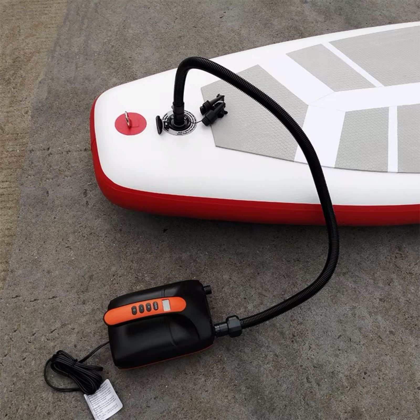 20PSI High Pressure SUP Electric Air Pump Dual Stage Inflation & Deflation Function Paddle Board Pump for Inflatable SUP Boards, Boats, Kayaks