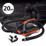 20PSI High Pressure SUP Electric Air Pump Dual Stage Inflation & Deflation Function Paddle Board Pump for Inflatable SUP Boards, Boats, Kayaks