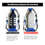 Solar Marine 2.3M/3.0M/3.6M Inflatable Boat + Motor Mount + Boat Sunshade 3in1 Set