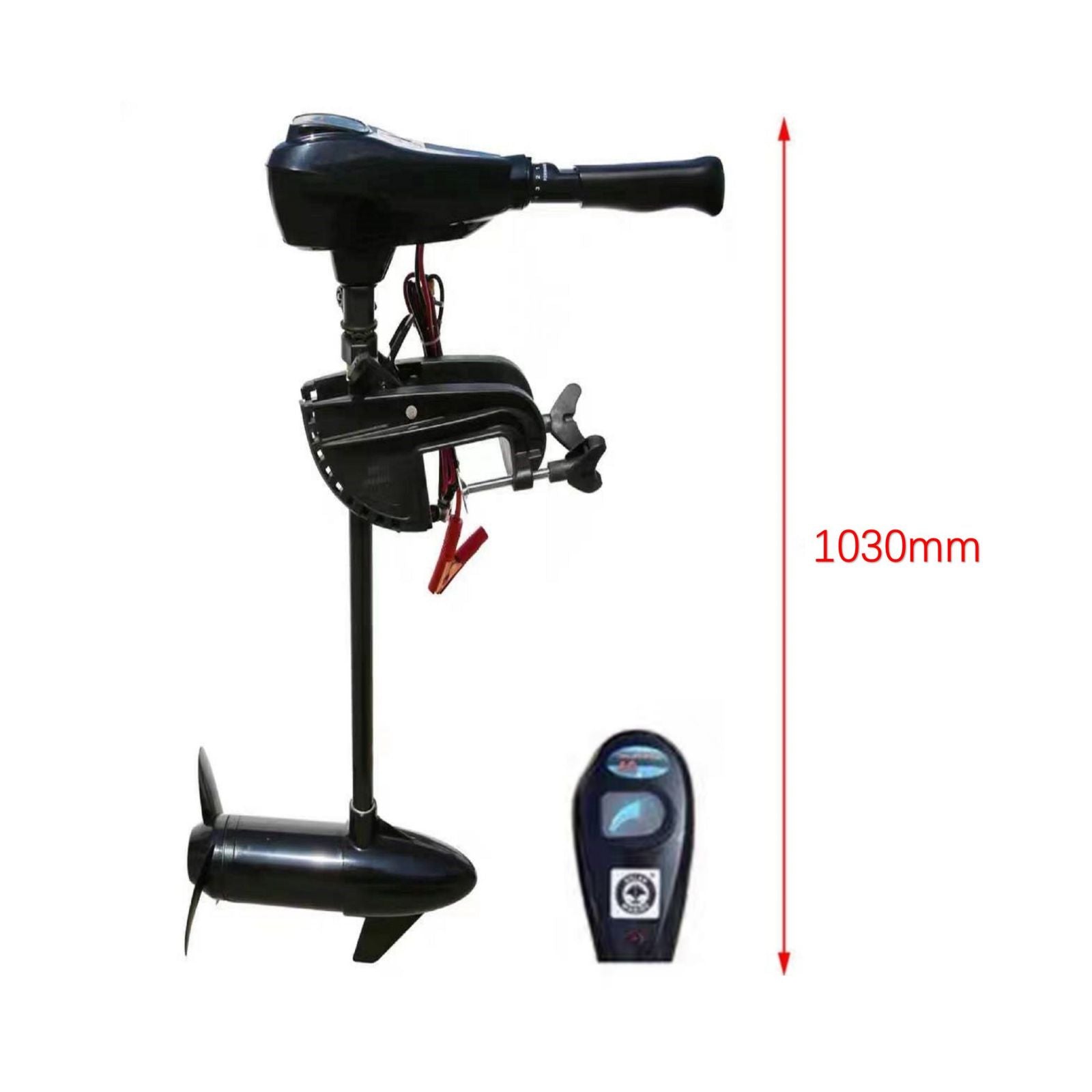 Solar Marine Inflatable Boat + 40LBS/ 66LBS/ 86LBS Electric Trolling Motor + Motor Mount 3in1 Set