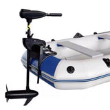 Solar Marine Inflatable Boat + 40LBS/ 66LBS/ 86LBS Electric Trolling Motor + Motor Mount 3in1 Set