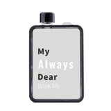 A5 Flat Water Bottle for Cold Drink/Warm Drink - BPA Free Water Bottle - Leak Proof. 380ml