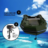 2.3M/3.0M/3.6M Inflatable Dinghy + 48V Electric Motor 2in1 Set