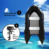 2.3M/3.0M/3.6M Inflatable Dinghy + 48V Electric Motor 2in1 Set