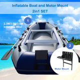 Solar Marine 2.3M/3.0M/3.6M Inflatable Boat + Motor Mount 2in1 Set