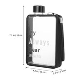 A5 Flat Water Bottle for Cold Drink/Warm Drink - BPA Free Water Bottle - Leak Proof. 380ml