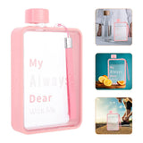 A5 Flat Water Bottle for Cold Drink/Warm Drink - BPA Free Water Bottle - Leak Proof. 380ml