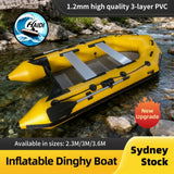 2.3M/3.0M/3.6M Inflatable Boat Dinghy Tender Pontoon Rescue & Dive Boat Fishing Boat with High-quality 3-layer 1.2mm PVC Hard Air-Deck Floor