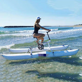 Inflatable Water Bike For Water Sport Portable Yacht Kayak Boatbike Sea Pedal Bicycle Boat for Aquatic Parks