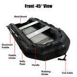 2.3m/3.0m/3.6m Inflatable Dinghy + 4 Stroke Outboard Motor 2 in 1 Set