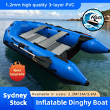 2.3M/3.0M/3.6M Inflatable Boat Dinghy Tender Pontoon Rescue & Dive Boat Fishing Boat with High-quality 3-layer 1.2mm PVC Hard Air-Deck Floor