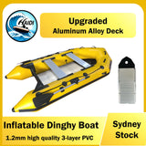 Upgraded Inflatable Assault Boat with Aluminum Alloy Deck, high-quality 3-layer 1.2mm PVC, Stability, Durability, and Versatility Redefined