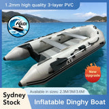 2.3M/3.0M/3.6M Inflatable Boat Dinghy Tender Pontoon Rescue & Dive Boat Fishing Boat with High-quality 3-layer 1.2mm PVC Hard Air-Deck Floor