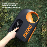 Car Power Wired Digital 12V DC Electric Sup Air Pump Inflator 20PSI Adjustable High Pressure Portable Paddle Board Pump, Inflation Deflation 2 in 1 Paddle board Pump Air Inflator for Paddle Board, Kayaks, Inflatable Tent, Boats, Pool