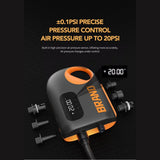 Car Power Wired Digital 12V DC Electric Sup Air Pump Inflator 20PSI Adjustable High Pressure Portable Paddle Board Pump, Inflation Deflation 2 in 1 Paddle board Pump Air Inflator for Paddle Board, Kayaks, Inflatable Tent, Boats, Pool