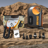 Car Power Wired Digital 12V DC Electric Sup Air Pump Inflator 20PSI Adjustable High Pressure Portable Paddle Board Pump, Inflation Deflation 2 in 1 Paddle board Pump Air Inflator for Paddle Board, Kayaks, Inflatable Tent, Boats, Pool