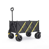 Foldable Wagons Cart, Collapsible Wagon Foldable Wagon, Heavy Duty Garden Cart, Portable Cart with Large All-Terrain for Camping, Garden, Beach, Picnics, Shopping, Outdoor Use