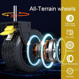 Foldable Wagons Cart, Collapsible Wagon Foldable Wagon, Heavy Duty Garden Cart, Portable Cart with Large All-Terrain for Camping, Garden, Beach, Picnics, Shopping, Outdoor Use