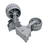 2Pcs Inflatable Boat Launching Wheels Flip-up Dinghy Wheels