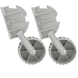 2Pcs Inflatable Boat Launching Wheels Flip-up Dinghy Wheels