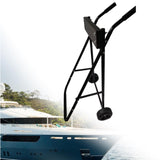Outboard Boat Motor Stand Carrier Cart Engine Stand Multi Purpose Easy to Use Sturdy Support