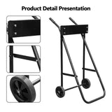 Outboard Boat Motor Stand Carrier Cart Engine Stand Multi Purpose Easy to Use Sturdy Support