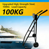 Outboard Boat Motor Stand Carrier Cart Engine Stand Multi Purpose Easy to Use Sturdy Support
