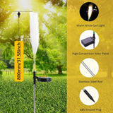 Solar Garden Lights Outdoor Solar Reed Lights Sway by Wind Simulation Waterproof LED Lights for Outside, Decoration Stake Lights for Pathway Patio Yard 4 Pack