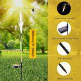 Solar Garden Lights Outdoor Solar Reed Lights Fiber Optic Waterproof LED Lights for Outside, Decoration Stake Lights for Pathway Patio Yard 4 Pack