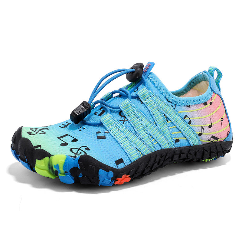 Water Shoes for Kids (Music Printed) - Barefoot Non-slip Aqua Sports Quick Dry Shoes