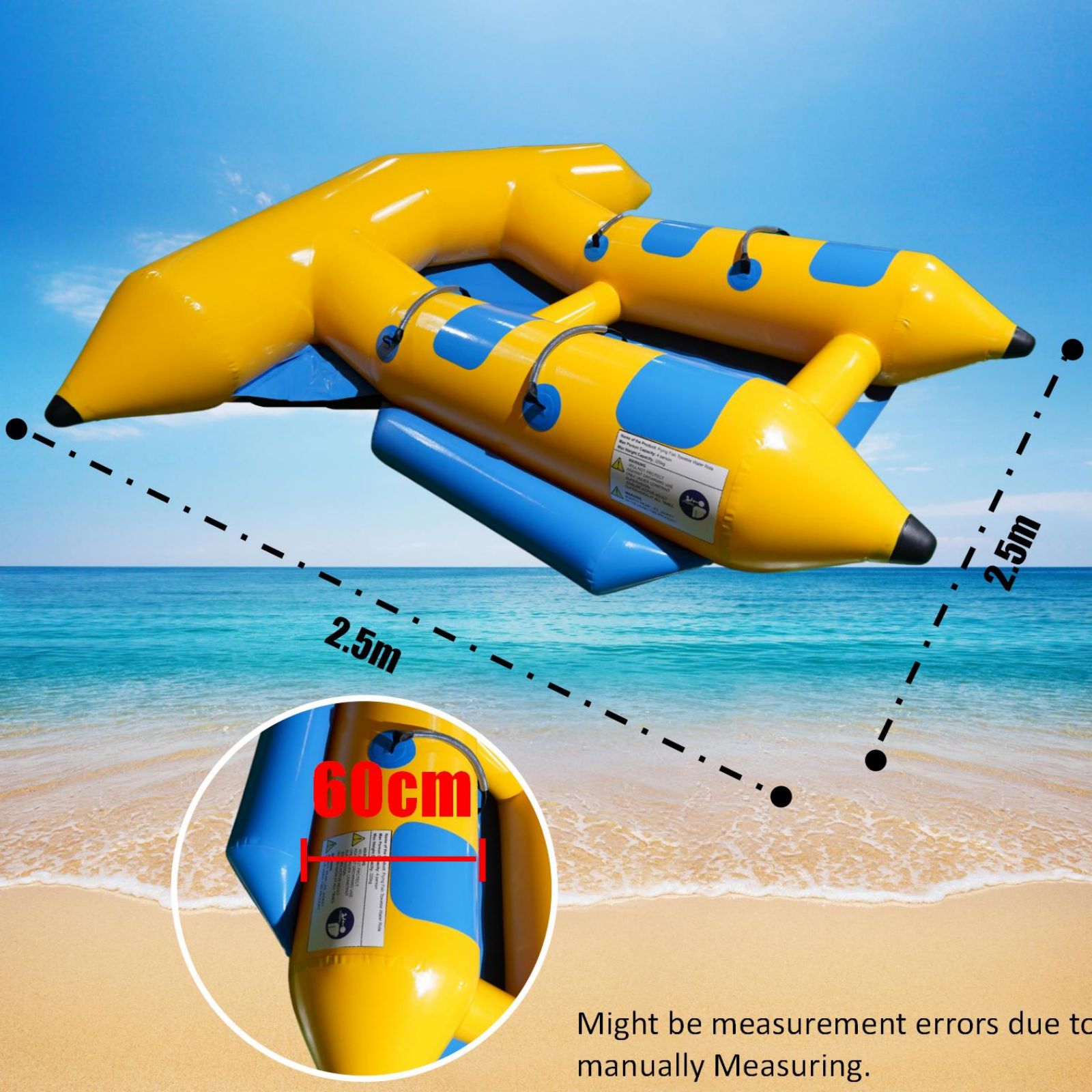 2 Person Water Tube | Inflatable Boat Tube – Jack's Aqua Sports