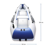 Solar Marine 2.3M/3.0M/3.6M Inflatable Boat + 4 Stroke Outboard Motor + Motor Mount 3in1 Set