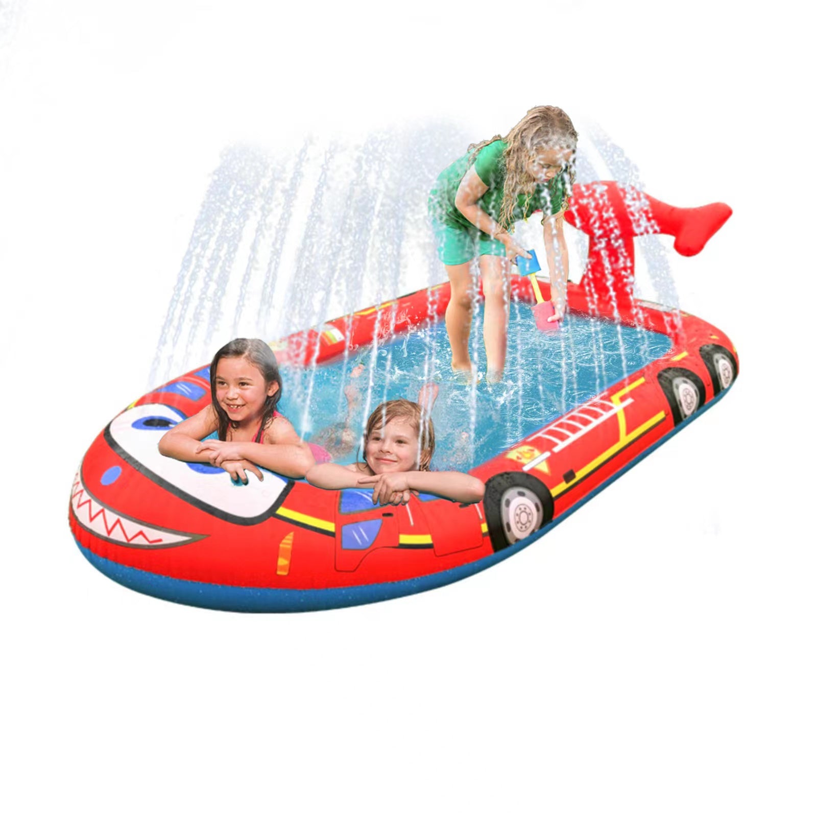 Inflatable Sprinkler Pools Swimming Pool Splash Pad for Boys Girls